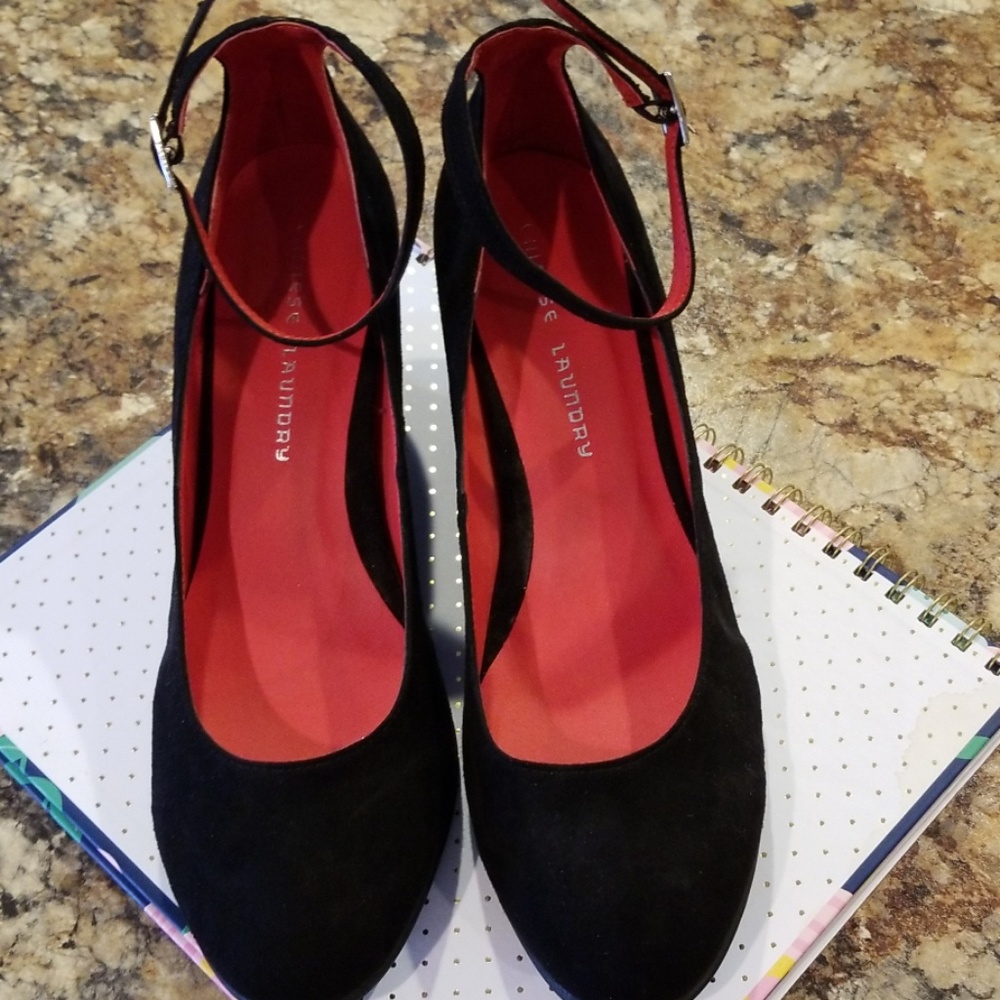 Chinese Laundry wedge shoes.